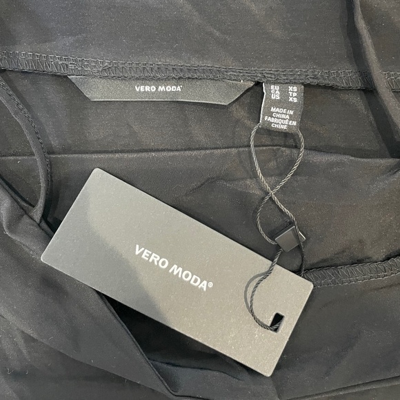 Vero Moda Black Vmgiana Singlet Tube Top - Picture 4 of 5